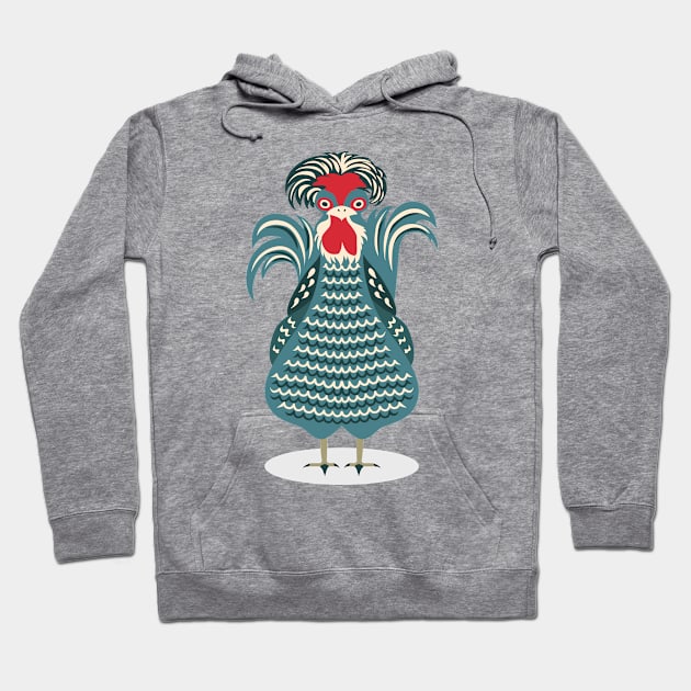 A Cute Chicken Hoodie by iswenyi Art